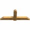 Ekena Millwork Eugene Rough Sawn Timber Gable Bracket, Western Red Cedar, 60"W x 25"H x 4"D x 6"F, 10/12 Pitch GBW060X25X0406EUG00RWR - alternate 5